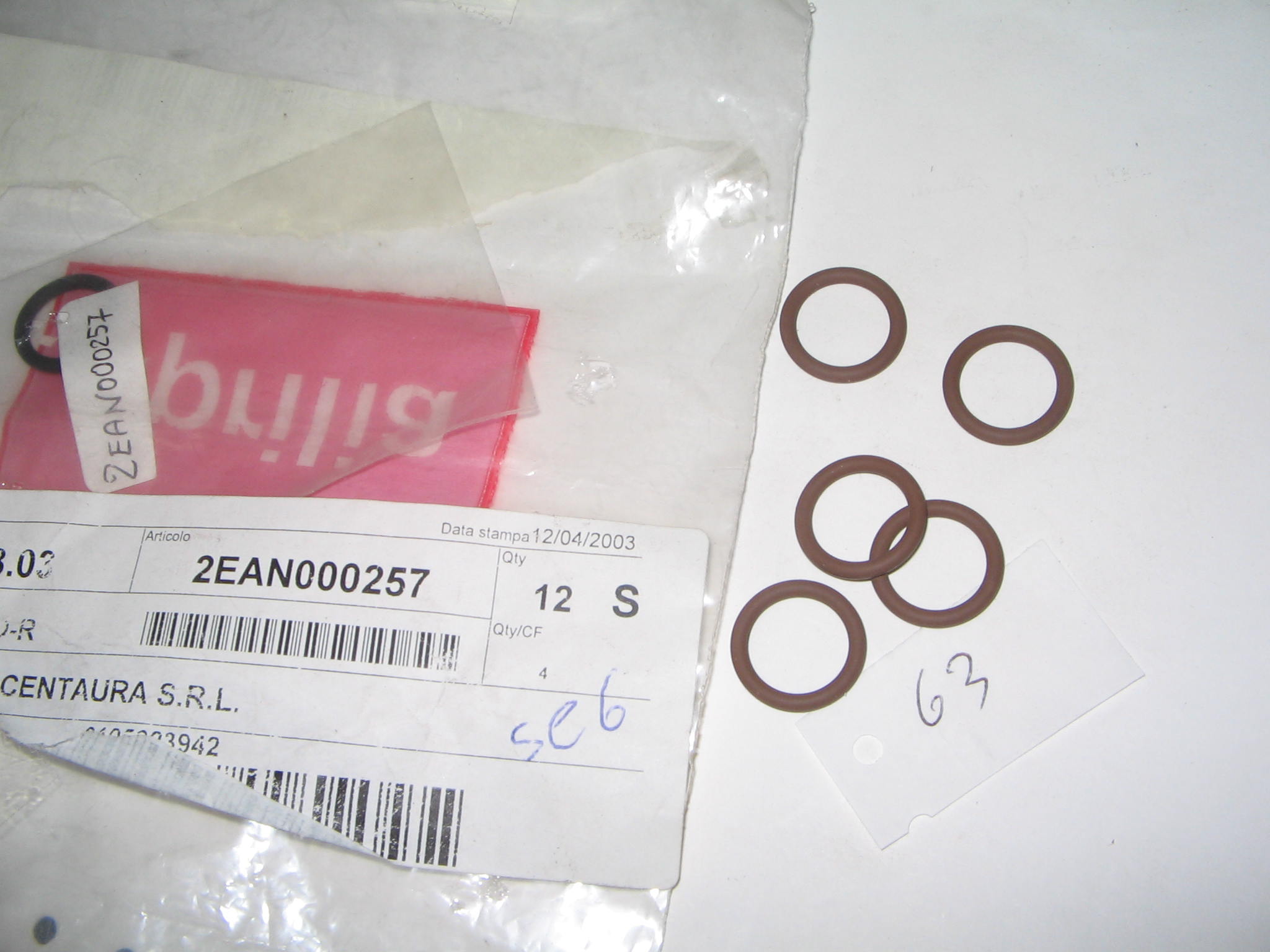 APRILIA ANELLO ORING